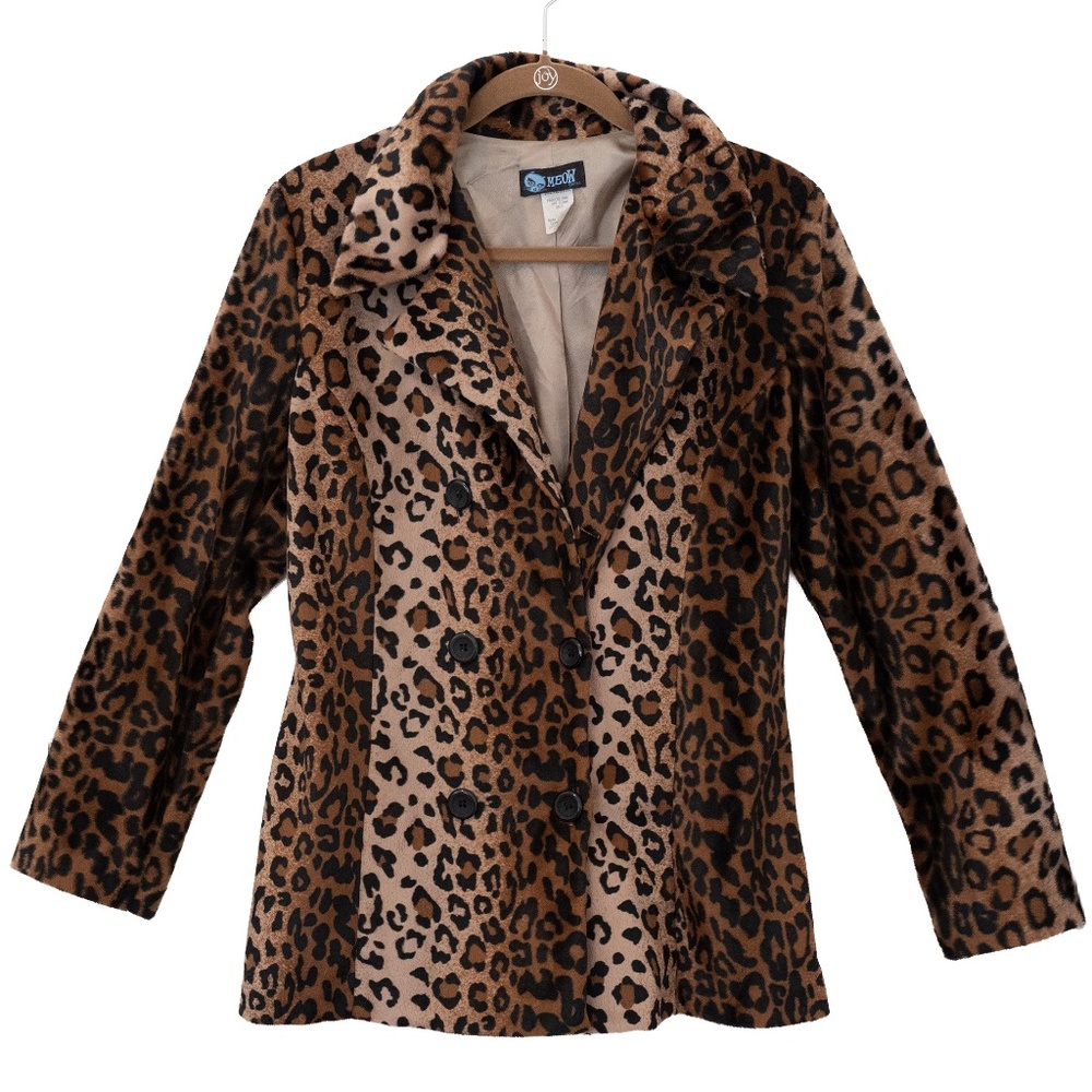 Vintage MEOW Cheetah Blazer